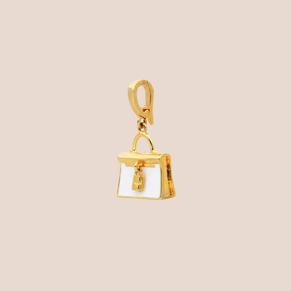 Luxury Purse with Dangling Lock