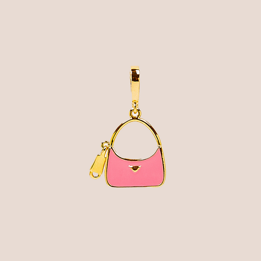 Designer Purse with Dangling Zipper